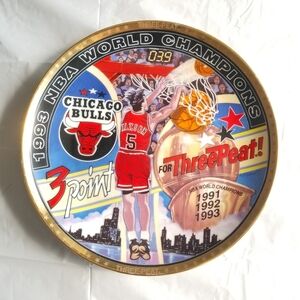 Vintage 1993 Chicago Bulls NBA Superstar Collector Plate Series #27 of 7,500.